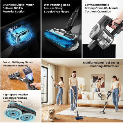 Пылесос Jimmy JV9 Pro Aqua