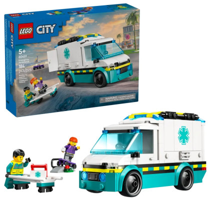 Конструктор LEGO City Скорая помощь 60451