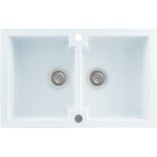 Кухонная мойка Kernau KGS A 80 2B Pure White