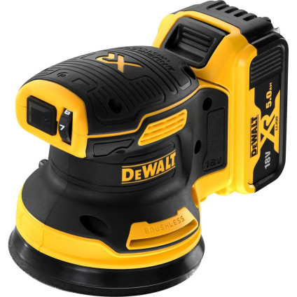 Эксцентриковая шлифмашина DeWalt DCW210P2 (с 2-мя АКБ, кейс)