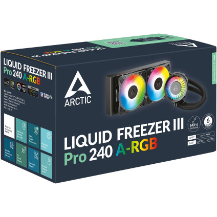 Система жидкостного охлаждения для процессора Arctic Liquid Freezer III Pro 240 A-RGB ACFRE00182A
