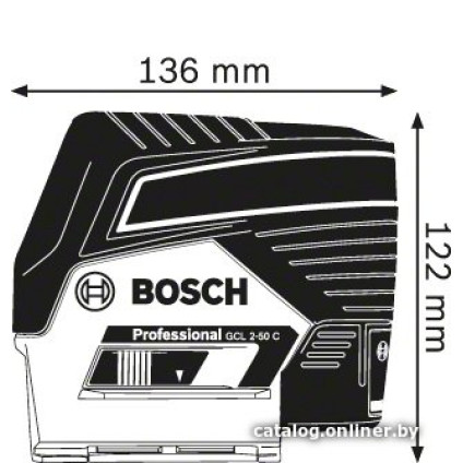 Лазерный нивелир Bosch GCL 2-50 C Professional (с креплением BM 3) [0601066G03]