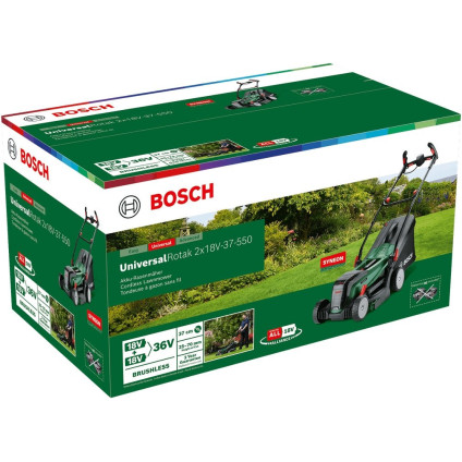 Газонокосилка Bosch UniversalRotak 2x18V-37-550 06008B9E01 (без АКБ)