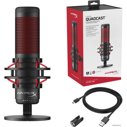 Проводной микрофон HyperX QuadCast