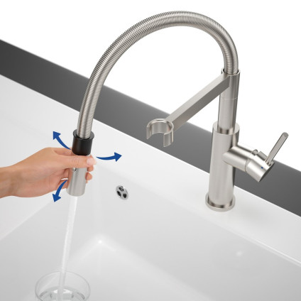Смеситель Villeroy & Boch Steel Expert 2.0 928000LC