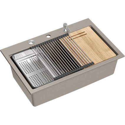 Кухонная мойка Quadron HQM7650U4_BS