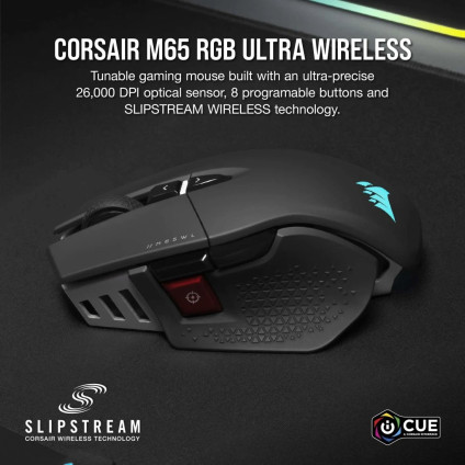 Игровая мышь Corsair M65 RGB Ultra Wireless (черный)