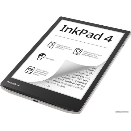 Электронная книга PocketBook 743G InkPad 4 (черный/серебристый)