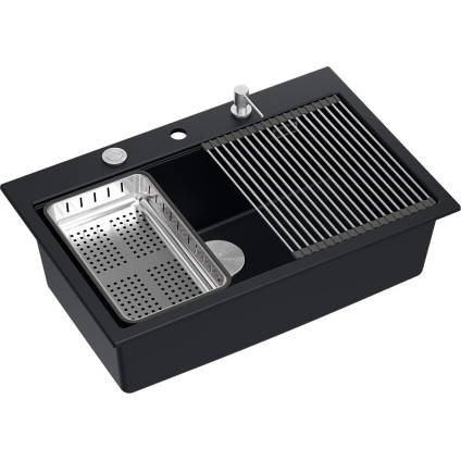 Кухонная мойка Quadron HQM7650U7BS