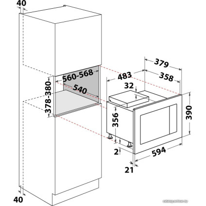 Микроволновая печь Whirlpool WMF250G