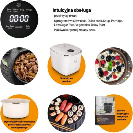 Рисоварка Lauben Low Sugar Rice Cooker 3000WT