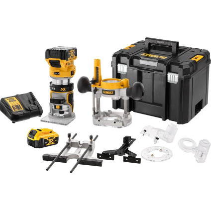 Вертикальный фрезер DeWalt DCW604P2 (с 2-мя АКБ, кейс)