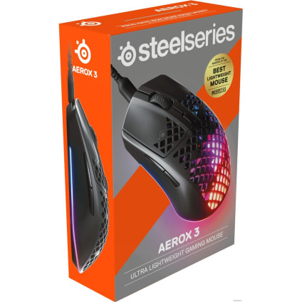 Игровая мышь SteelSeries Aerox 3 2022 Edition (черный)