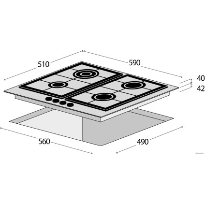 Варочная панель Concept PDV4760
