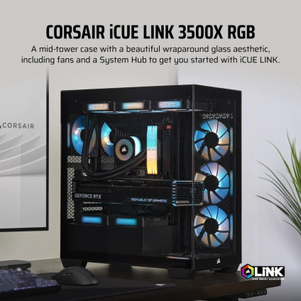 Корпус Corsair iCUE LINK 3500X RGB CC-9011280-WW