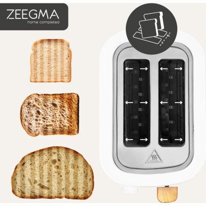 Тостер Zeegma Tostee White Wood