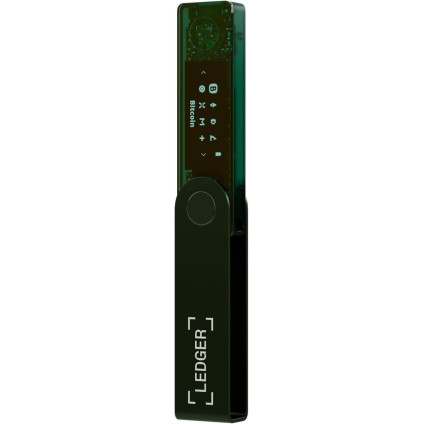 Аппаратный криптокошелек Ledger Nano X (темно-зеленый)