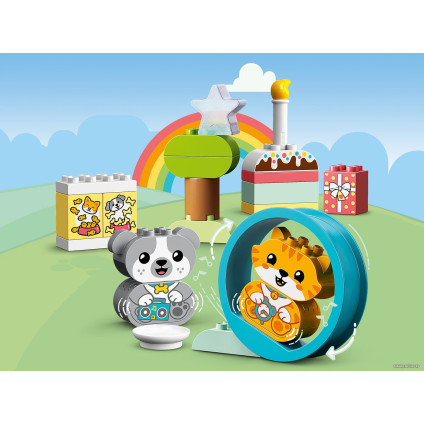 Конструктор LEGO Duplo 10977 Мой первый щенок и котёнок и их звуки