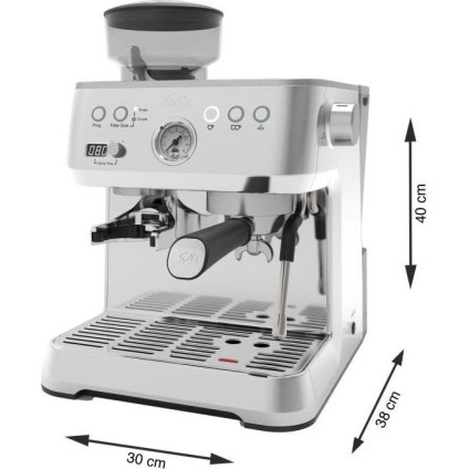 Кофемашина Solis Grind & Infuse Perfetta Silver