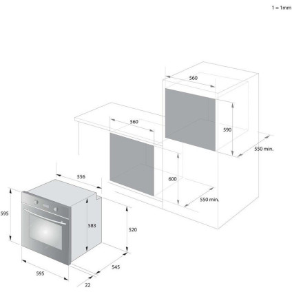 Газовый духовой шкаф Candy FCG243N