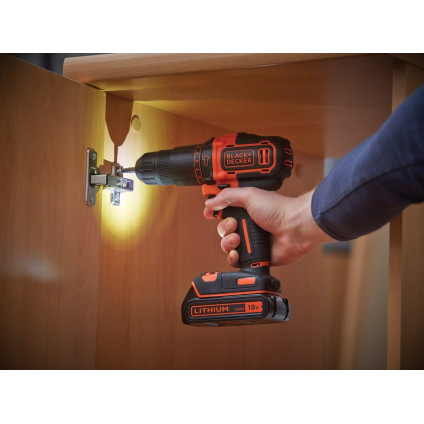 Ударная дрель-шуруповерт Black & Decker BDCHD18 (с 1-им АКБ)