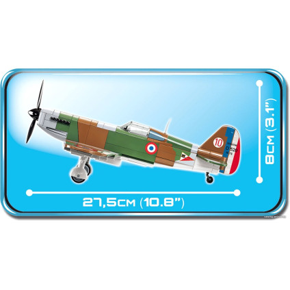 Конструктор Cobi World War II 5720 Dewoitine D.520