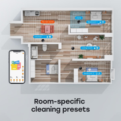 Робот-пылесос Zaco A10 Pro (черный)