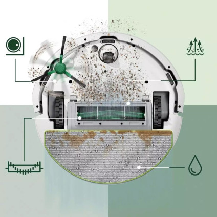 Робот-пылесос iRobot Roomba 105 Combo + stacja AutoEmpty (белый)