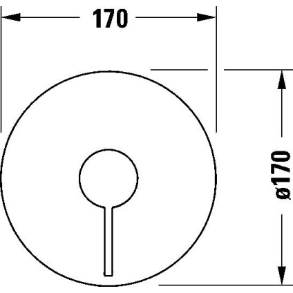 Смеситель без скрытого механизма Duravit D-Neo Chrom DE4210010010