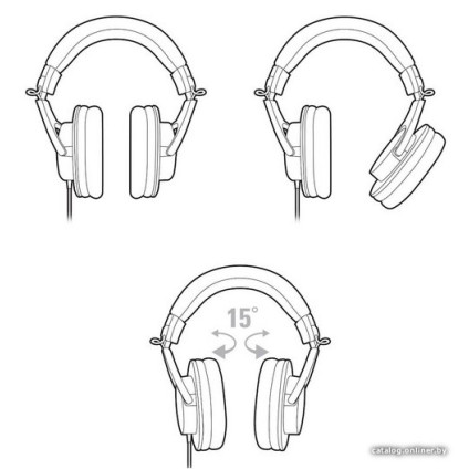 Наушники Audio-Technica ATH-M20x (черный)