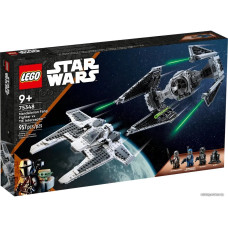 Конструктор LEGO Star Wars 75348 Мандалорский истребитель-клык против TIE Interceptor