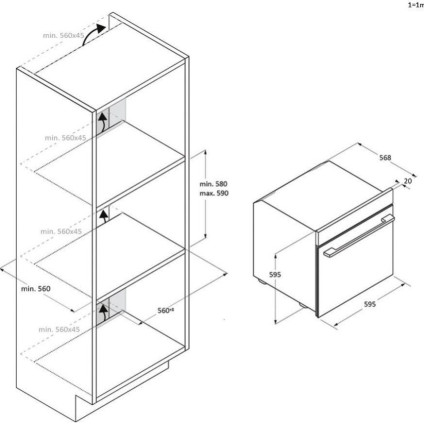 Электрический духовой шкаф Haier H6 ID68C5SYTB