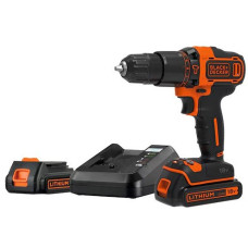 Ударная дрель-шуруповерт Black & Decker BDCHD18K1B2 (с 2-мя АКБ, кейс)