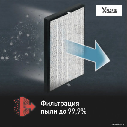 Робот-пылесос Tefal X-Plorer Serie 130AI Animal & Allergy RG9077WH