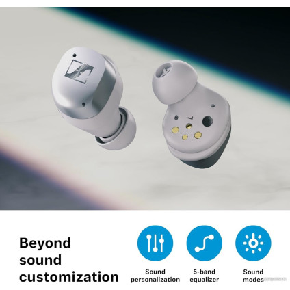 Наушники Sennheiser Momentum True Wireless 4 (белый/серебристый)