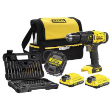 Ударная дрель-шуруповерт Stanley SFMCD711DSA (с 2-мя АКБ, сумка)