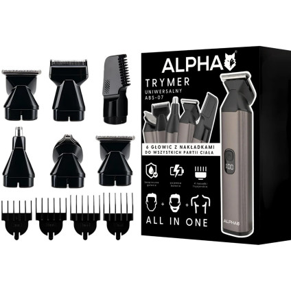 Триммер для бороды и усов Alpha ABS-07