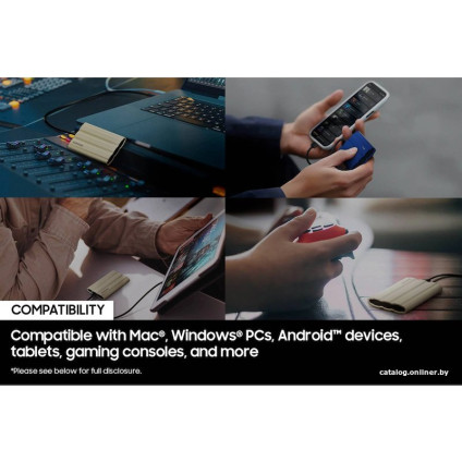 Внешний накопитель Samsung T7 Shield 1TB (черный)