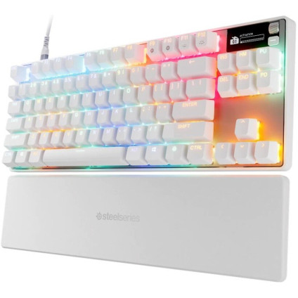 Клавиатура SteelSeries Apex Pro TKL Gen 3 (белый, нет кириллицы)