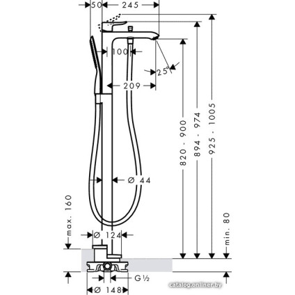 Смеситель Hansgrohe Metris [31471000]
