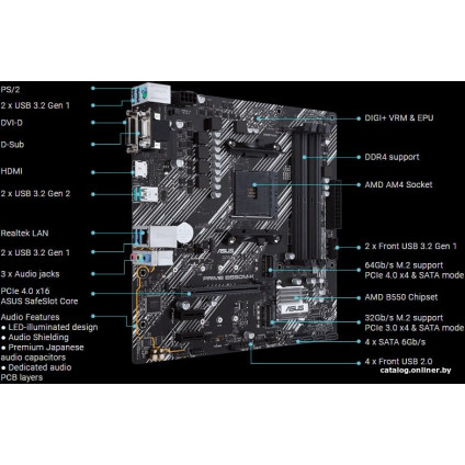 Материнская плата ASUS PRIME B550M-K