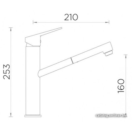 Смеситель Schock Metis-D (хром)