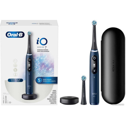 Электрическая зубная щетка Oral-B iO7 (magnetic blue sapphire)