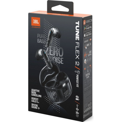 Наушники JBL Tune Flex 2 Ghost (черный)