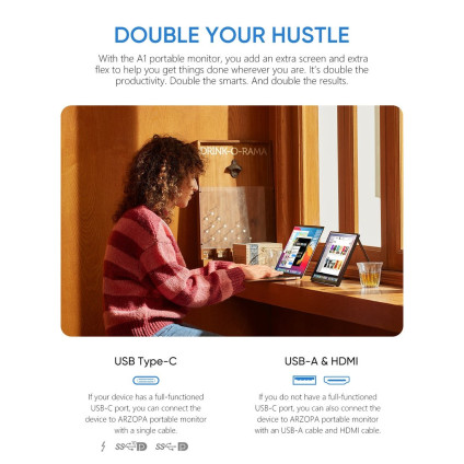 Портативный монитор Arzopa A1