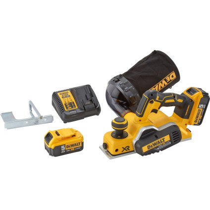 Рубанок DeWalt DCP580P2 (с 2-мя АКБ, кейс)