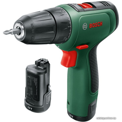 Дрель-шуруповерт Bosch EasyDrill 1200 06039D3007 (с 2-мя АКБ, кейс)