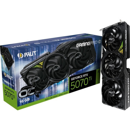 Видеокарта Palit GeForce RTX 5070 Ti GamingPro-S OC NE7507TS19T2-GB2031U