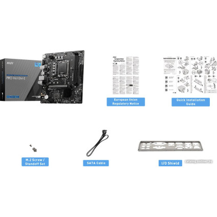 Материнская плата MSI PRO H610M-E