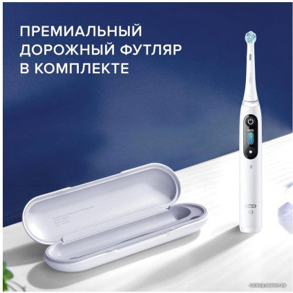 Электрическая зубная щетка Oral-B iO 8n (белый, 1 насадка)